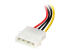 StarTech.com 6in 4 Pin LP4 to Left Angle SATA Power Cable Adapter - Nærbilde