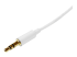 StarTech.com 2m White Slim 3.5mm Stereo Audio Cable - Høyre vinkel
