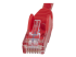 StarTech.com 100ft CAT6 Ethernet Cable, 10 Gigabit Snagless RJ45 650MHz 100W PoE Patch Cord, CAT 6 10GbE UTP Network Cable w/Strain Relief, Red, Fluke Tested/Wiring is UL Certified/TIA - Nærbilde