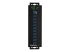 StarTech.com 10 Port USB Hub with Power Adapter, Surge Protection, Metal Industrial USB 3.0 Data Transfer Hub, Din Rail, Wall or Desk Mountable, High Speed USB 3.1/ USB 3.2 Gen 1 5Gbps Hub - Fremsiden