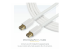 StarTech.com 3m (10 ft) White Mini DisplayPort Cable - Høyre vinkel