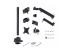 StarTech.com Triple Monitor Desk Mount For Up To Three 27in Screens, VESA 75x75/100x100, Tool-Less Arm Adjustments, C-Clamp/Grommet Mount, Spring-Assisted Arms - Fremsiden