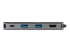 StarTech.com USB C Multiport Adapter, 10Gbps USB Type-C Mini Dock with 4K 30Hz HDMI, 100W Power Delivery Passthrough, 3-Port USB Hub, GbE, Portable USB 3.1/3.2 Gen 2 Laptop Dock, 10" Cable - Nærbilde