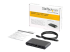 StarTech.com USB C Dock, 4K Dual Monitor HDMI Display, Mini Laptop Docking Station, 100W Power Delivery Passthrough, GbE, 2-Port USB-A Hub, USB Type-C Multiport Adapter,3.3' Cable, Dual 4K - Høyre vinkel