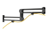 StarTech.com Desk Mount Dual Monitor Arm, Desk Clamp VESA Compatible Monitor Mount for up to 32 inch Displays, Ergonomic Articulating Monitor Arm, Height Adjustable/Tilt/Swivel/Rotating - Nærbilde