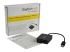 StarTech.com USB to Fiber Optic Converter, 100Mbps, USB 2.0 to Fiber Network Adapter, 100BASE-FX SC Female Duplex Multimode Fiber/MMF Compatible, 2Km, Compact USB to Fiber LAN Adapter - Venstre vinkel