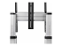 StarTech.com Rolling TV Cart/Stand On Wheels, Up to 100inch/220lb Screens - Nærbilde