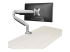 StarTech.com Desk Mount Monitor Arm, Heavy Duty Ergonomic VESA Monitor Arm, Single Display up to 9kg, Full Motion, Height Adjustable, Articulating, Aluminum, C-Clamp/Grommet, Silver - Tilbake