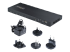 StarTech.com 4-Port HDMI Splitter, 4K 60Hz HDMI 2.0 Video, 1 In 4 Out HDMI Splitter, 4K HDMI Splitter w/Built-in Scaler, 3.5mm/Optical Audio Port, Durable Metal Housing, HDR/HDCP - Høyre vinkel