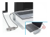 StarTech.com USB-C Multiport Adapter, 4K 60Hz HDMI w/HDR, 2-Port 5Gbps USB 3.0 Hub, 100W Power Delivery Pass-Through, GbE, USB Type C Mini Docking Station, Works with Chromebook certified - Venstre vinkel