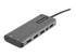 StarTech.com USB C Multiport Adapter, USB-C to HDMI or Mini DisplayPort 4K 60Hz, 100W Power Delivery Pass-Through, 4-Port 10Gbps USB Hub, USB Type-C Mini Dock, 12"/30cm Long Attached Cable - Nærbilde