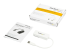 StarTech.com USB 3.0 to Gigabit Ethernet Adapter NIC w/ USB Port (White) - Høyre vinkel