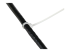 StarTech.com 10cm(4") Cable Ties, 2mm(1/16") wide, 22mm(7/8") Bundle Diameter, 8kg(18lb) Tensile Strength, Nylon Self Locking Zip Ties with Curved Tip, 94V-2/UL Listed, 100 Pack, White - Nærbilde