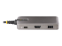 StarTech.com USB-C Multiport Adapter, 4K 60Hz HDMI, HDR, 3-Port USB Hub, 100W Power Delivery Pass-Through, USB Type C Mini Docking Station, Certified Works with Chromebook - Nærbilde