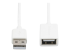 StarTech.com 1m White USB 2.0 Extension Cable Cord - Fremsiden
