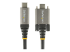 StarTech 20" 50cm Side Screw Locking USB C Cable 10Gbps, USB 3.1/3.2 Gen 2 Type-C Cable, 100W (5A) Power Delivery Charging, DP Alt Mode, Dual Screw Lock, USB-C to C Cord, Charge/Sync - Fremsiden