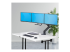 StarTech.com Crossbar Triple Monitor Desk Mount, VESA 75x75/100x100 - Høyre vinkel