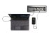 StarTech.com Conference Table Box for AV Connectivity & Power/Charging, 4K HDMI output w/ HDMI, DP, & VGA Inputs, GbE, Audio, Charging Station w/ 2x USB-A & 1x CE Certified EU Plug - Topp