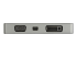 StarTech.com USB C Multiport Video Adapter, 4K 60Hz UHD Portable 5-in-1 USB Type C to HDMI 2.0, Mini DisplayPort, VGA or DVI (1080p), 95W PD Passthrough, Cable Management, Aluminum Adapter - Tilbake