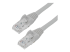 StarTech.com 75ft CAT6 Ethernet Cable, 10 Gigabit Snagless RJ45 650MHz 100W PoE Patch Cord, CAT 6 10GbE UTP Network Cable w/Strain Relief, Gray, Fluke Tested/Wiring is UL Certified/TIA - Høyre vinkel
