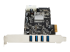StarTech.com 4 Port USB 3.0 PCIe Card w/ 4 Dedicated Channels - Venstre side