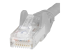 StarTech.com 75ft CAT6 Ethernet Cable, 10 Gigabit Snagless RJ45 650MHz 100W PoE Patch Cord, CAT 6 10GbE UTP Network Cable w/Strain Relief, Gray, Fluke Tested/Wiring is UL Certified/TIA - Nærbilde