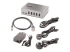 StarTech.com 10-Port USB-C Hub, 8x USB-A + 2x USB-C, Self-Powered w/ 65W Power Supply, USB 3.1 10Gbps Hub w/ BC1.2 Charging, Desktop/Laptop USB Hub with 3ft Locking USB-IF Certified Cable - Høyre vinkel