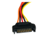 StarTech.com 12in 15 pin SATA Power Extension Cable - Nærbilde