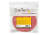 StarTech.com 25ft Hook and Loop Roll, Cut-to-Size Reusable Cable Ties, Bulk Industrial Wire Fastener Tape / Adjustable Fabric Wraps Red / Resuable Self Gripping Cable Management Straps - Fremsiden