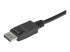 StarTech.com 2 Port DisplayPort KVM Switch, 4K 60Hz, Compact Dual Port UHD DP 1.2 USB Desktop KVM Switch w/ Integrated 4ft Cables & Audio, Bus Powered & Remote Switching, MacBook ThinkPad - Nærbilde