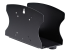 StarTech.com PC Wall Mount Bracket, For Desktop Computers Up To 40lb, Toolless Width Adjustment 1.9-7.8in (50-200mm), Heavy-Duty Steel, CPU Tower/Case Shelf/Holder, Includes Mounting Hardware and Spacers (2NS-CPU-WALL-MOUNT) - Høyre vinkel