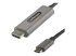 StarTech.com 9.8ft (3m) USB C to HDMI Cable 4K 60Hz with HDR10, Ultra HD USB Type-C to 4K HDMI 2.0b Video Adapter Cable, USB-C to HDMI HDR Monitor/Display Converter, DP 1.4 Alt Mode HBR3 - Høyre vinkel