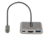 StarTech.com USB C Multiport Adapter, USB-C to HDMI 4K Video, 100W Power Delivery Passthrough Charging, 2-Port USB 3.0 Hub 5Gbps (1xType-C/1xA), USB-C Mini Dock, USB-C Travel Dock - Venstre side