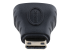 StarTech.com Mini HDMI to HDMI Adapter, 4K High Speed HDMI Adapter, 4K 30Hz Ultra HD High Speed HDMI Adapter, HDMI 1.4, Gold Plated Connectors, UHD Mini HDMI Adapter 4K, Black - Venstre side