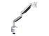 StarTech.com Desk Mount Monitor Arm, Heavy Duty Ergonomic VESA Monitor Arm, Single Display up to 9kg, Full Motion, Height Adjustable, Articulating, Aluminum, C-Clamp/Grommet, Silver - Venstre vinkel