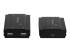 StarTech.com 4 Port USB 2.0 Extender Hub over Single CAT5e/CAT6 Ethernet Cable (RJ45), 330ft (100m), USB Extender Adapter, Externally Powered, 480 Mbps, Metal USB Extender Kit - Tilbake