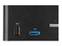 StarTech.com 2 Port Quad Monitor DisplayPort KVM Switch, 4K 60Hz UHD HDR, Desktop 4K DP 1.2 KVM with 2 Port USB 3.0 Hub (5Gbps) & 4x USB 2.0 HID Ports, Audio, Hotkey Switching, TAA - Nærbilde